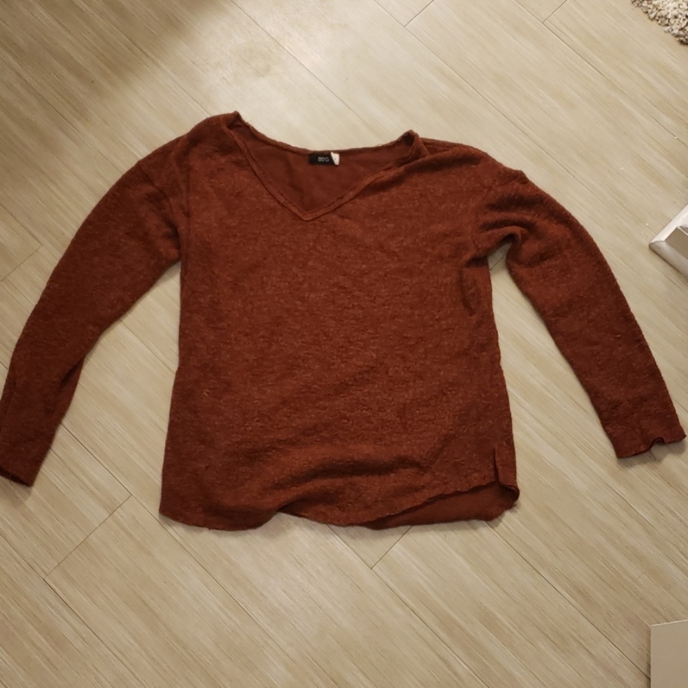 Burnt Orange Light Sweater